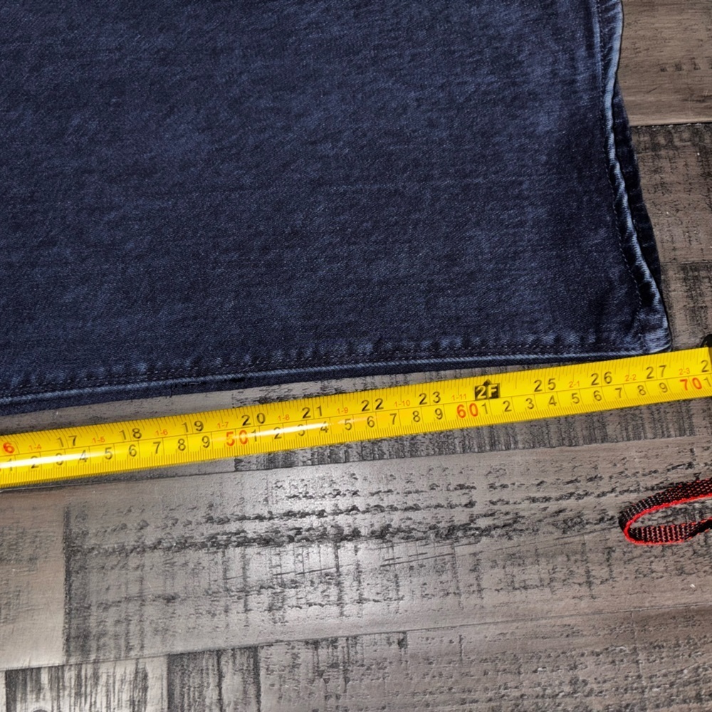 Hudson Jeans Womens Dark Wash Blue Straight Leg Stretch Back Flap Pockets SZ 16‍ - Picture 7 of 10